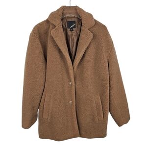Collectionb New York Camel Colored Teddy Coat